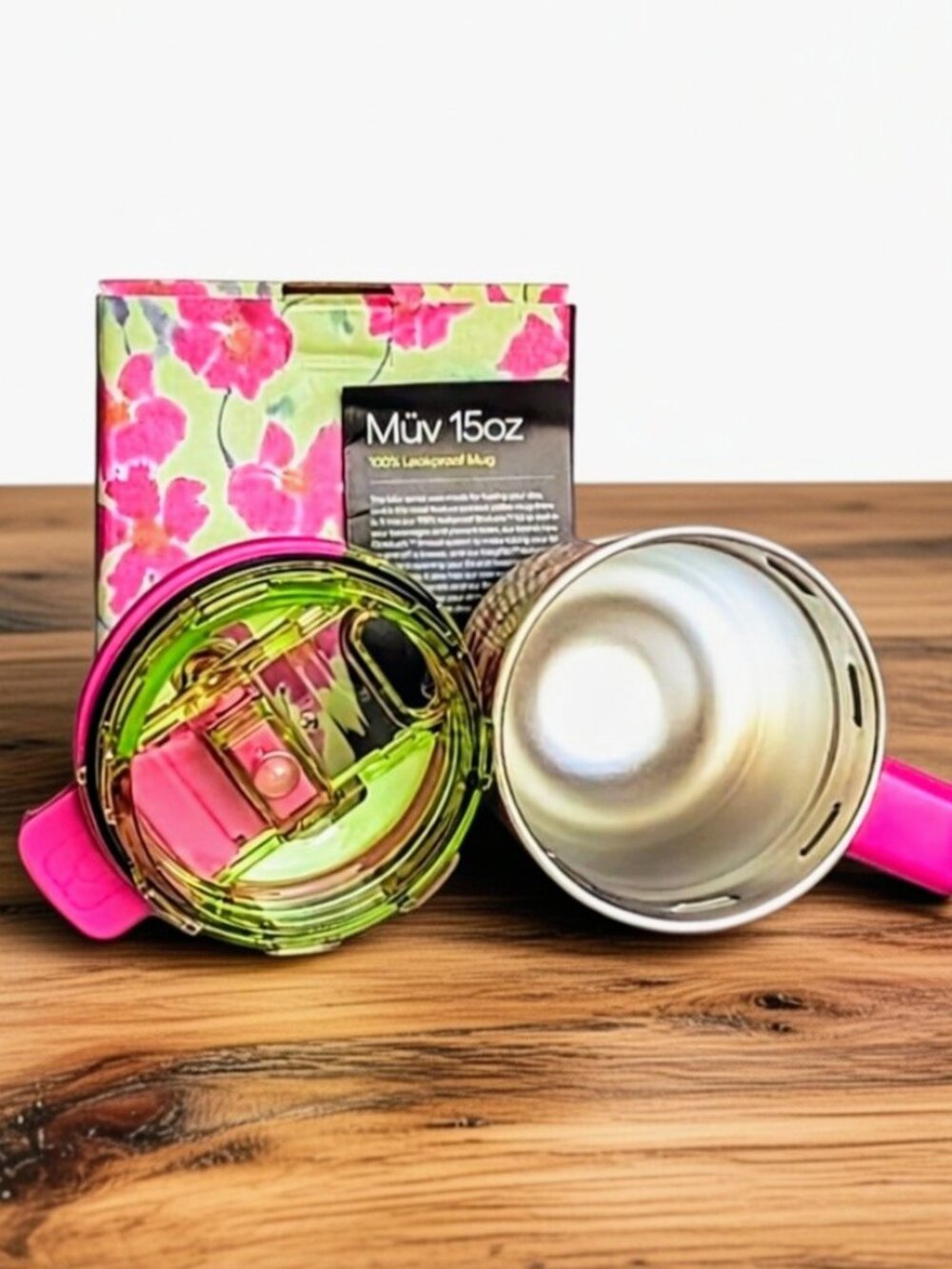 BrüMate Müv 15oz in Hibiscus! Limited Edition! NIB! 🌺 - Picture 5 of 7